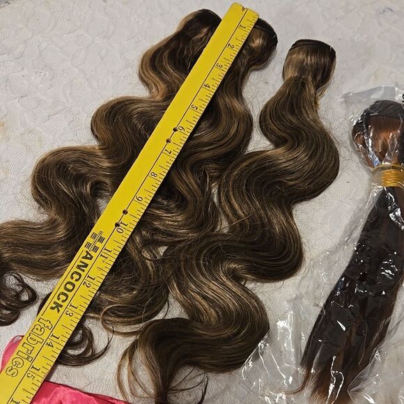 5 Mix  bundles Vila body wave   100% Human Hair extensions - Picture 10 of 13